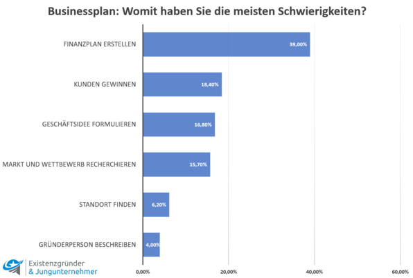 Ergebnisse der Businessplan Umfrage