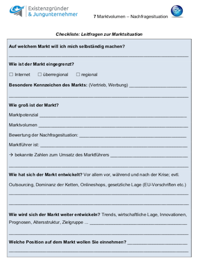 Checkliste-Marktanalyse